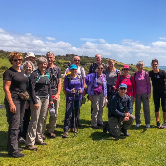 Group at Cable Bay Wineyards, Waiheke Island Auckland New Zealand