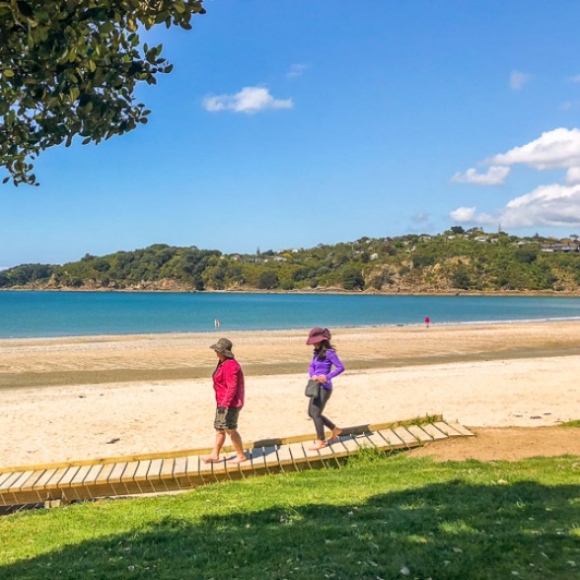 Beach at Oneroa Bay, Waiheke Island Auckland New Zealand