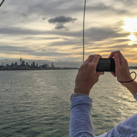 Auckland from the boat, New Zealand