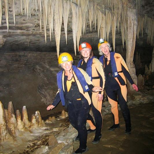 caving at nile river new zealand