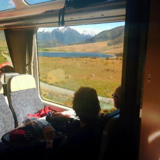 Views from the TranzAlpine Train