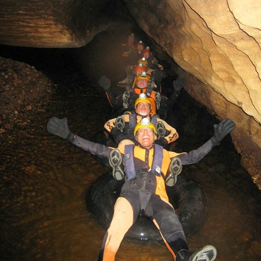 caving experience in the nile river new zealand