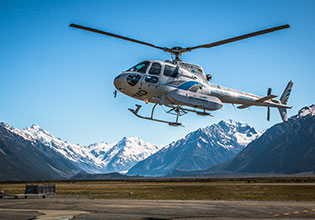 world heritage tasman glacier heli-hike