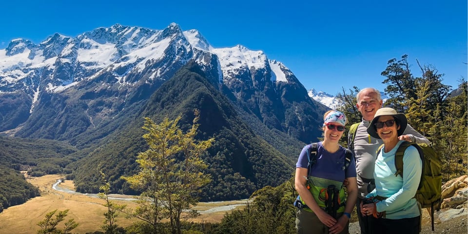 New Zealand hiking trip in Milford Sound