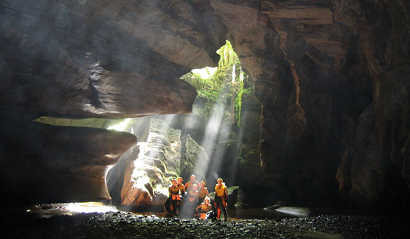 New Zealand glow worm caves - Nile River